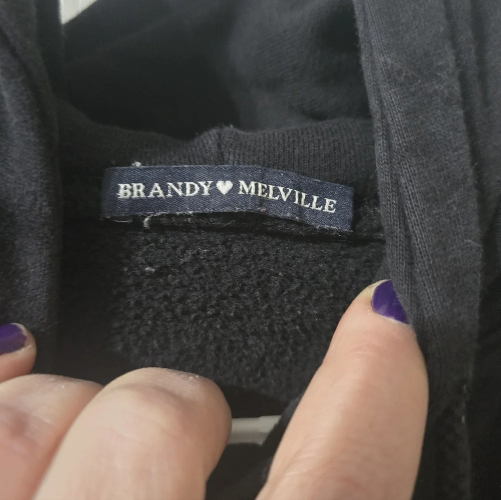 Brandy Melville Oversized Electric Motors 72 Heavyweight Hoodie, Faded Gray, EUC - Picture 10 of 10